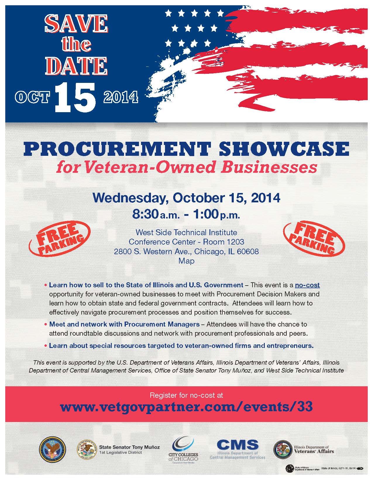 Procurement Showcase for Veteran-Owned Busineses - Oct 15 in Chicago